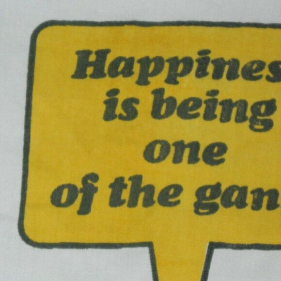 Vintage Peanuts Flat Sheet Snoopy Charlie Brown‎ - Picture 9 of 12